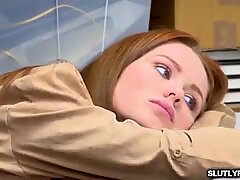 LP Officer fucks Ella Hughes wet pussy on top rugged