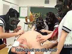 CFNM Gas Mask Japanese Schoolgirls Subtitles