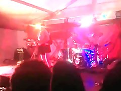 Male Stripper get sucked on stage by a Girl from Audience