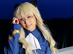 japanese teenager costume play masturbation PART 1 @factory 1080p