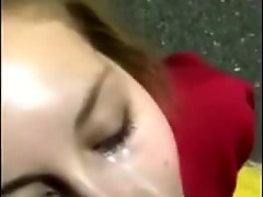White British girl fucked in the ass by Indian BF in public 